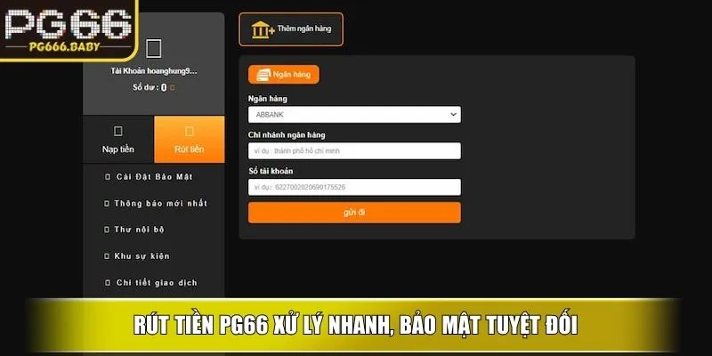 Rút tiền ku xử lý nhanh, bảo mật tuyệt đối